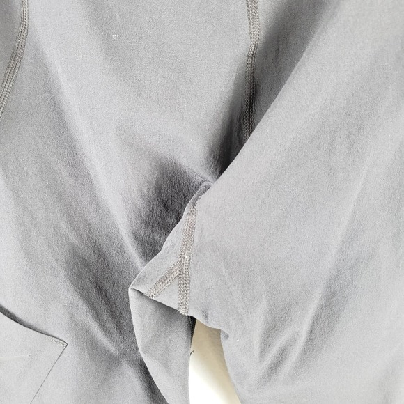 Nike Women's Size M Compressive Running Leggings Black Patchwork Pockets - Picture 15 of 16